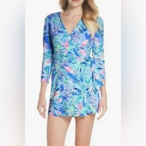 Lilly Pulitzer Cover Wrap Romper XS